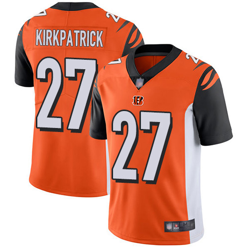 Cincinnati Bengals Limited Orange Men Dre Kirkpatrick Alternate Jersey NFL Footballl #27 Vapor Untouchable->youth nfl jersey->Youth Jersey